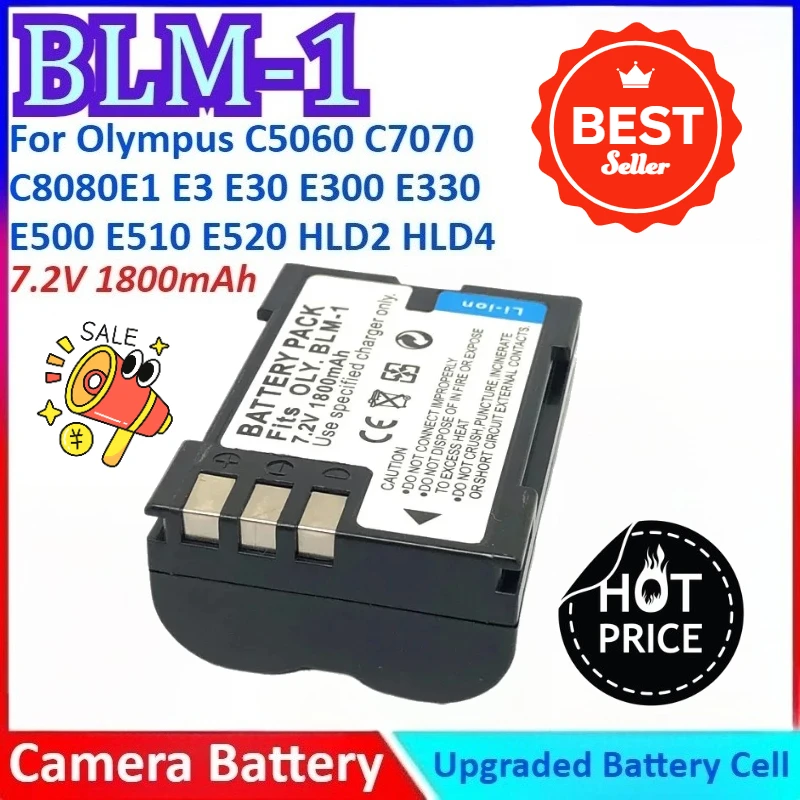 1800mAh 7.2V BLM-1 BLM-5 BLM5 Camera Battery+Charger for Olympus C5060 C7070 C8080 E1 E3 E30 E300 E330 E500 E510 E520 HLD2 HLD4
1800mAh 7.2V BLM-1 BLM-5 BLM5 Camera Battery+Charger for Olympus C5060 C7070 C8080 E1 E3 E30 E300 E330 E500 E510 E520 HLD2 HLD4