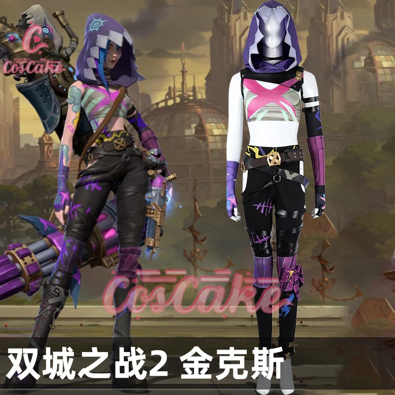 LoL Arcane 2 Jinx Cosplay Costume Dress Uniform Halloween Carnival Party Christmas Play Role Clothes Clothing Coscake
LoL Arcane 2 Jinx Cosplay Costume Dress Uniform Halloween Carnival Party Christmas Play Role Clothes Clothing Coscake