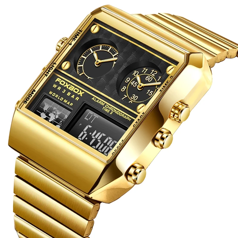 Men Watches LIGE Brand Luxury Stainless Steel Waterproof Military Watch Man Dual Display Digital Quartz WristWatches Chronograph
Men Watches LIGE Brand Luxury Stainless Steel Waterproof Military Watch Man Dual Display Digital Quartz WristWatches Chronograph