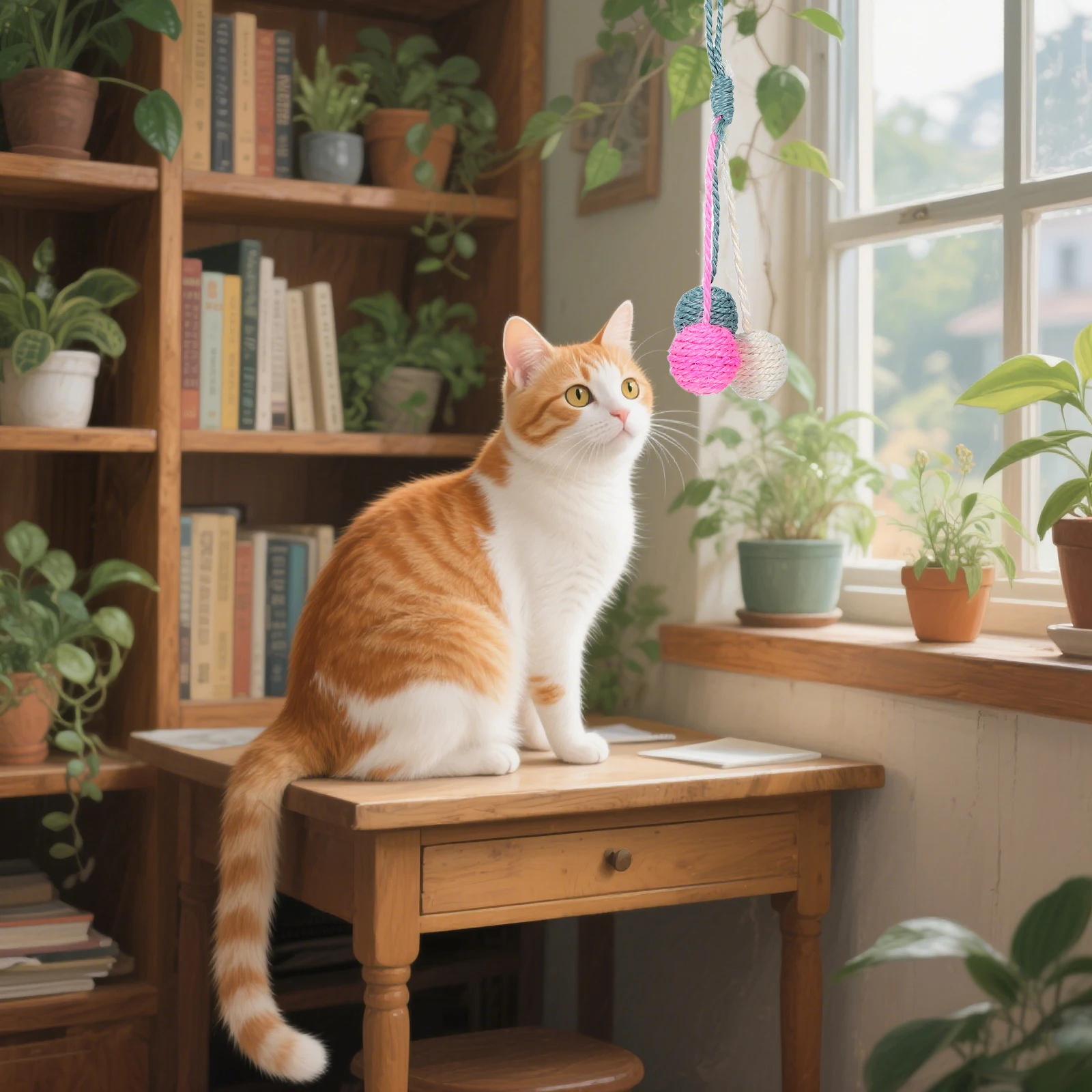 Colorful Sisal Cat Ball Hanging Interactive Balls For Indoor Cats Durable Kicker Kitten Scratch Play Exercise Dangling Balls
Colorful Sisal Cat Ball Hanging Interactive Balls For Indoor Cats Durable Kicker Kitten Scratch Play Exercise Dangling Balls