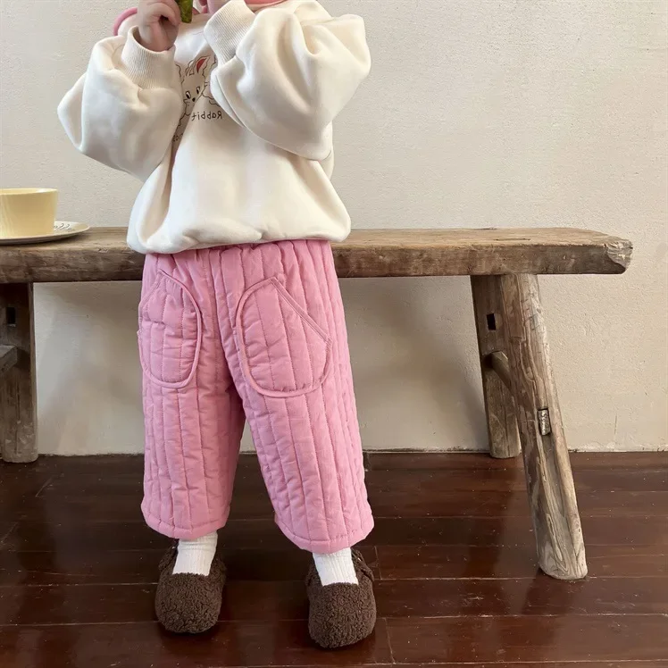 2023 Winter Thicken Kids Pants Korea Children's Jacket Cotton Plush Girls' Solid Color Casual Pants Children's Clothing
2023 Winter Thicken Kids Pants Korea Children's Jacket Cotton Plush Girls' Solid Color Casual Pants Children's Clothing