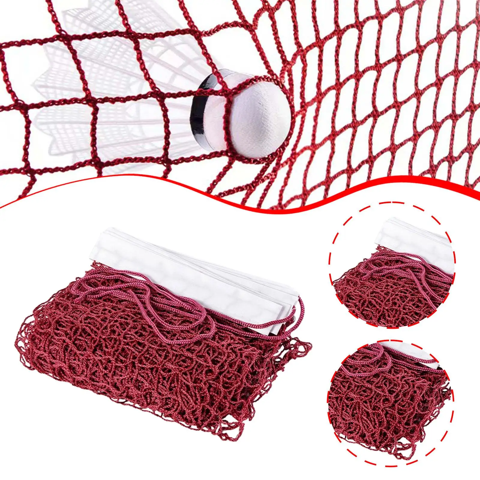 Durable Badminton Replacement Net Nylon Volleyball Mesh for Beach Backyard Garden Gym Multi Sport Practice
Durable Badminton Replacement Net Nylon Volleyball Mesh for Beach Backyard Garden Gym Multi Sport Practice