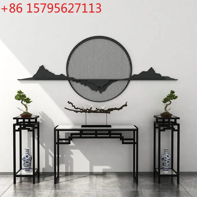 Новый китайский мраморный прихожий столик, современный простой столик из кованого железа, пристенный столик для отеля, прихожий столик для прихожей
Новый китайский мраморный прихожий столик, современный простой столик из кованого железа, пристенный столик для отеля, прихожий столик для прихожей