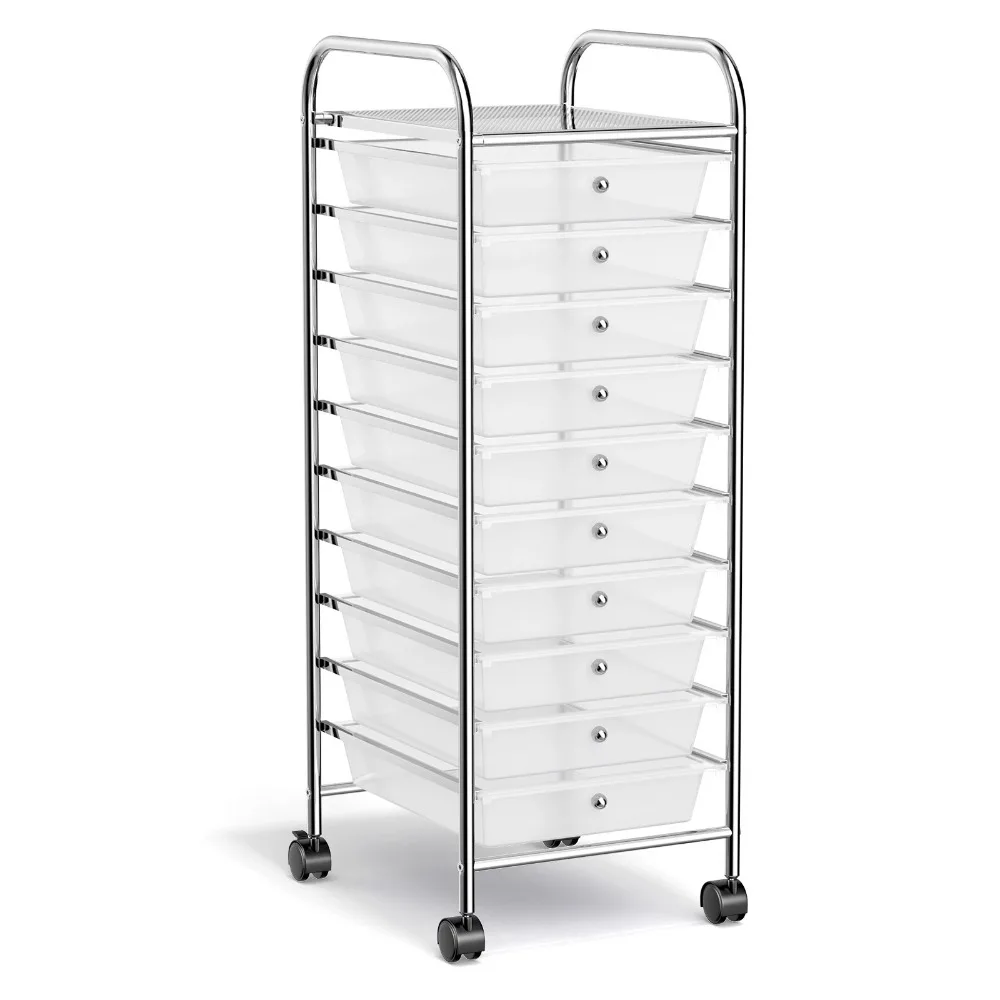 10 Drawer Rolling Storage Cart Office School Scrapbook Paper Organizer
10 Drawer Rolling Storage Cart Office School Scrapbook Paper Organizer