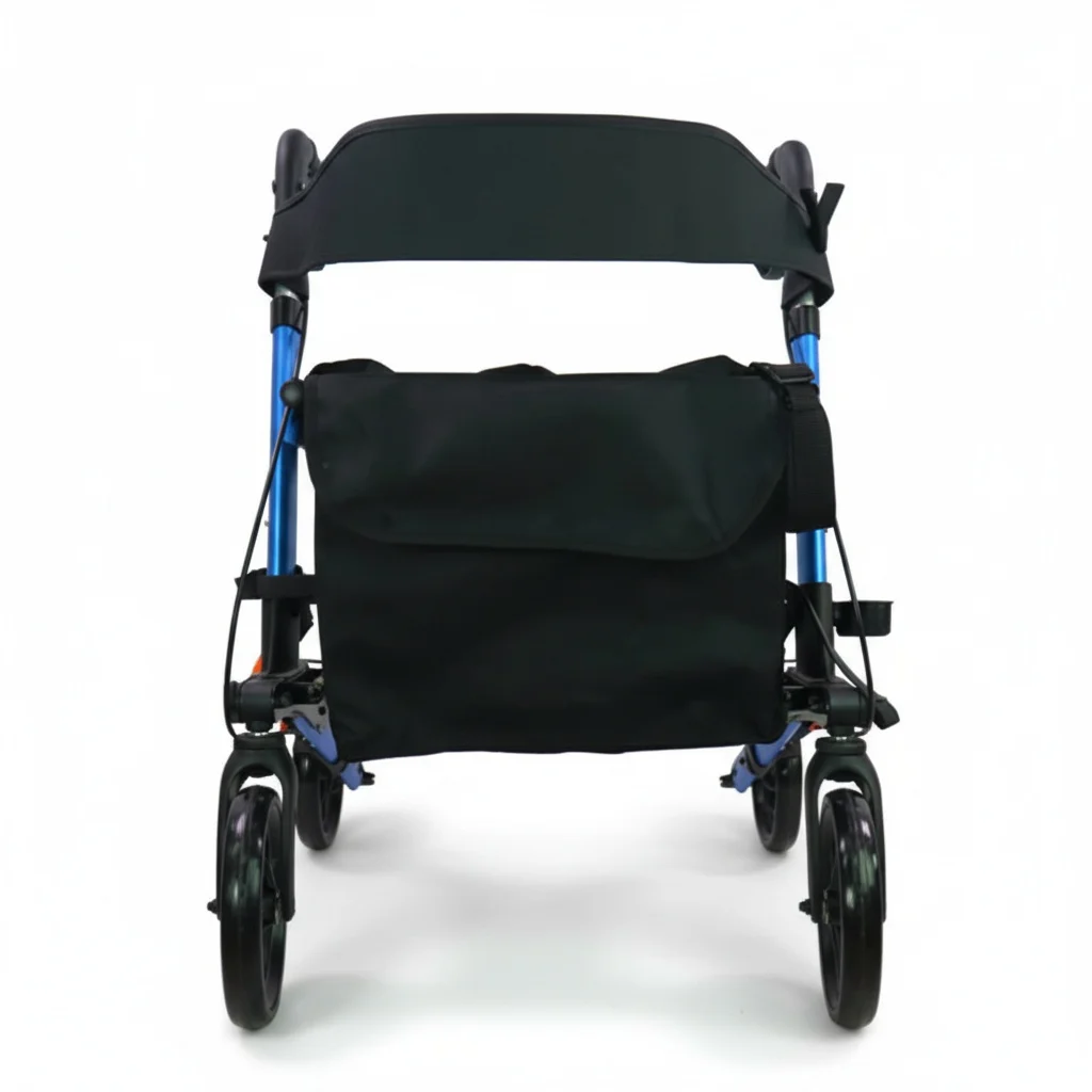 4-Wheel Rollator Walker, Aluminum Alloy Folding Walking Aid, Disc Brake Rehabilitation Walker, 120kg Capacity, Elderly Home Care
4-Wheel Rollator Walker, Aluminum Alloy Folding Walking Aid, Disc Brake Rehabilitation Walker, 120kg Capacity, Elderly Home Care