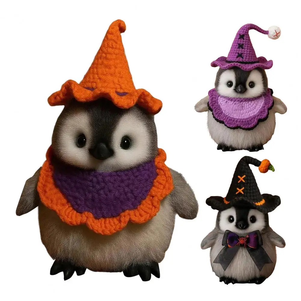 Halloween Penguin Doll 10" Plush Doll Toy With Knitted Witch Hat Small Stuffed Animal Desktop Decor Gifts For Kids Boys Girls
Halloween Penguin Doll 10" Plush Doll Toy With Knitted Witch Hat Small Stuffed Animal Desktop Decor Gifts For Kids Boys Girls