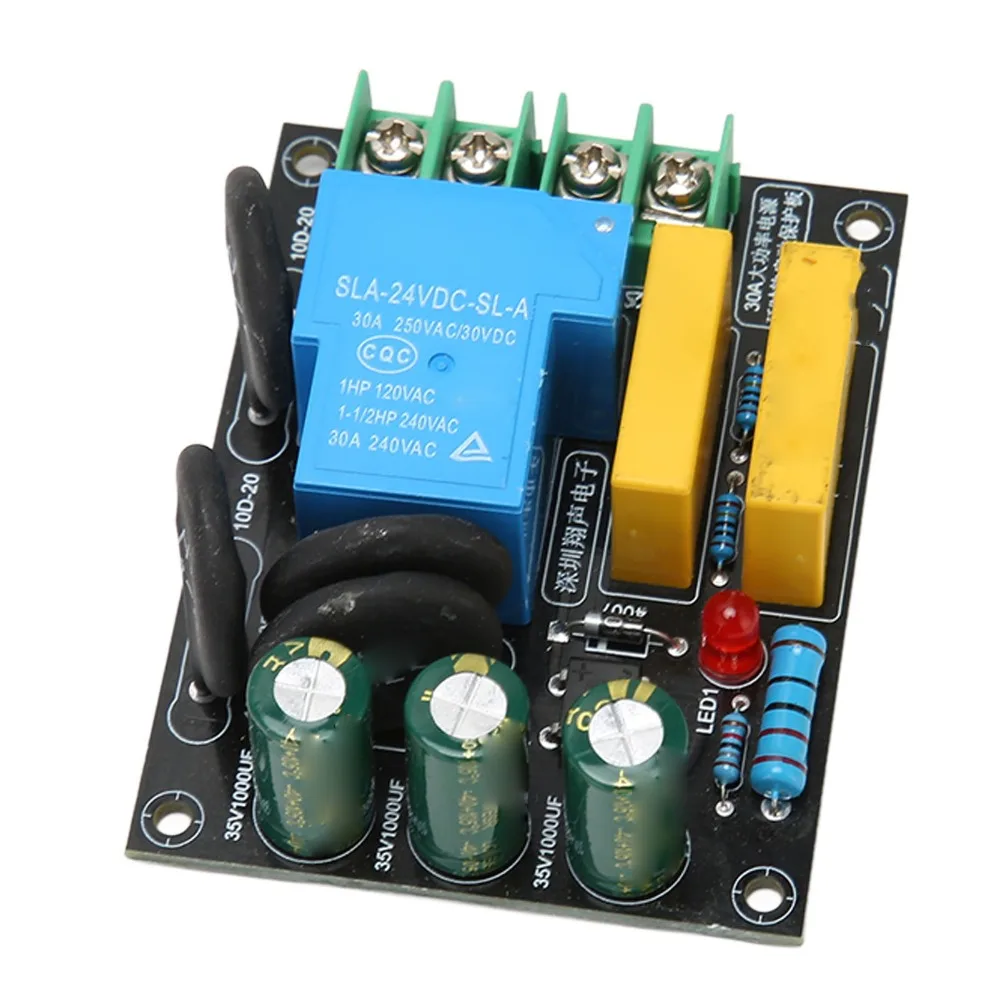 Practical 30A Soft Start Module 6600W AC 100V‑250V Start Protection Board Power Start Board Power Input
Practical 30A Soft Start Module 6600W AC 100V‑250V Start Protection Board Power Start Board Power Input