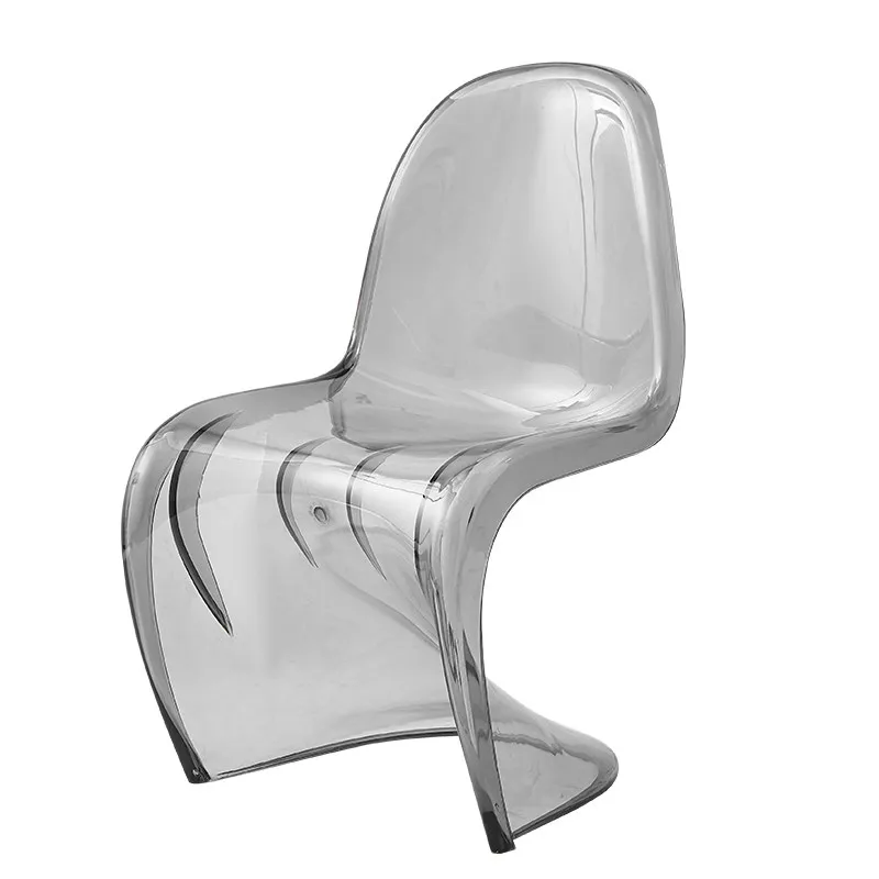Acrylic chair Nordic household transparent plastic back chair simple creative casual dining chair
Acrylic chair Nordic household transparent plastic back chair simple creative casual dining chair
