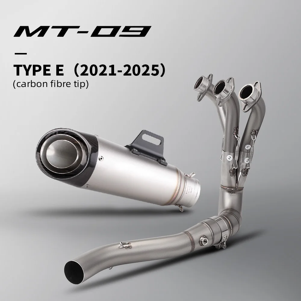 Motorcycle exhaust pipe for MT-09 FZ09 XSR900 GT 2024 2025 Modified Front Middle Link Pipe With 51mm Muffler
Motorcycle exhaust pipe for MT-09 FZ09 XSR900 GT 2024 2025 Modified Front Middle Link Pipe With 51mm Muffler