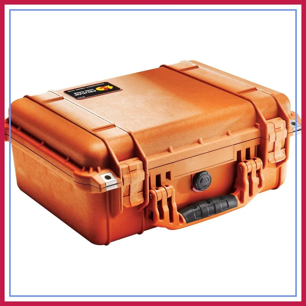 Pelican 1450 Case With Foam, Orange, Waterproof & Dustproof, Hard Shell Protective Case for Equipment
Pelican 1450 Case With Foam, Orange, Waterproof & Dustproof, Hard Shell Protective Case for Equipment