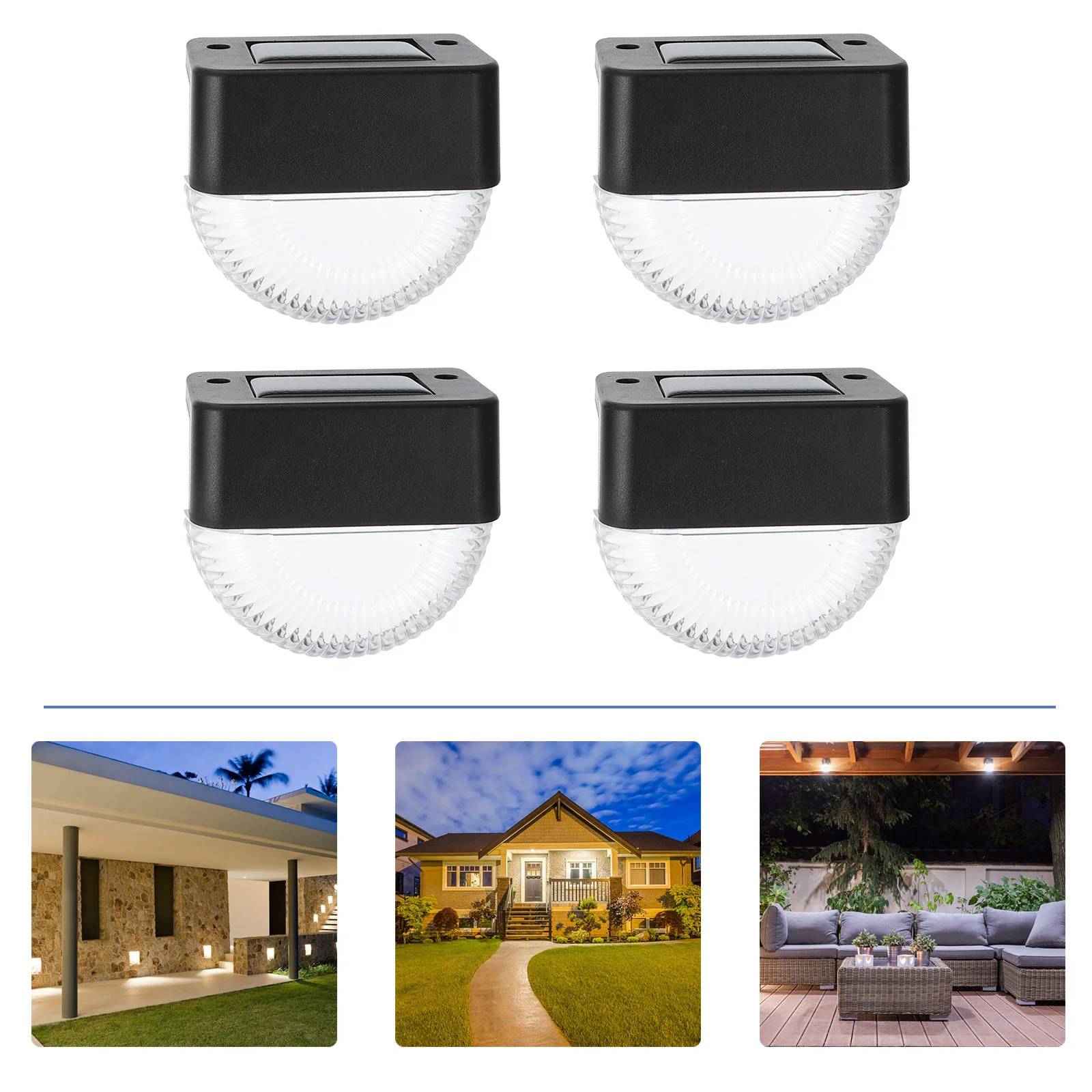 4 pcs Solar Powered Led Outdoor Lights Black Waterproof Ground Lamp For Garden Pathway Deck Driveway Courtyard Wall Light
4 pcs Solar Powered Led Outdoor Lights Black Waterproof Ground Lamp For Garden Pathway Deck Driveway Courtyard Wall Light