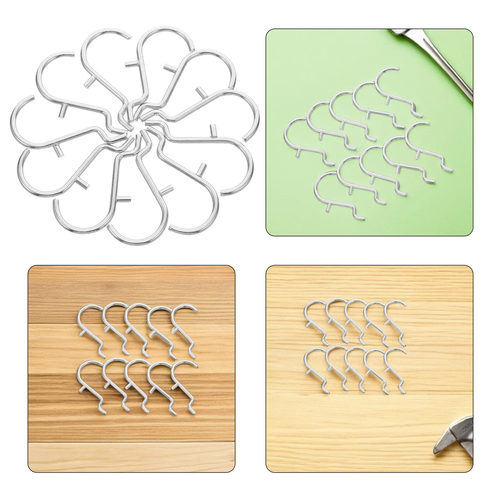 30Pcs Heavy Duty Pegboard Hooks Black Anti-Slip Sleeves Pegboard Organizer Accessories Kitchen Garage Tool Storage Wall Hooks
30Pcs Heavy Duty Pegboard Hooks Black Anti-Slip Sleeves Pegboard Organizer Accessories Kitchen Garage Tool Storage Wall Hooks