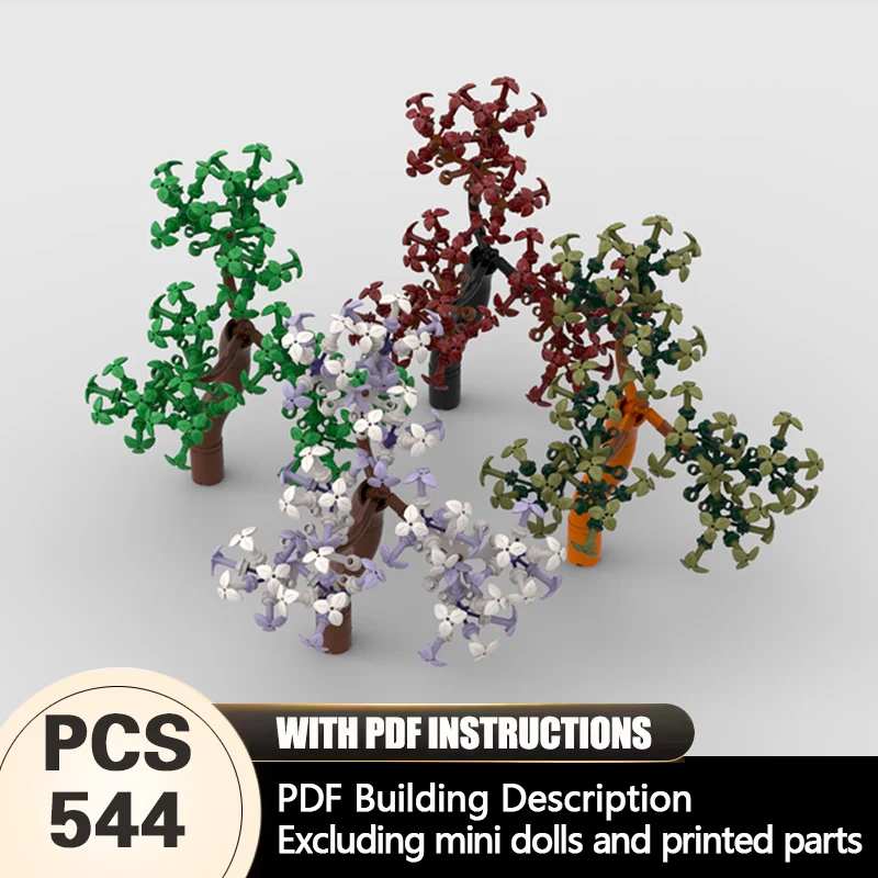 Creators Plant Series Model MOC Building Bricks Colorful Trees Modular Technology Gifts Holiday Assemble Children Toys Suit
Creators Plant Series Model MOC Building Bricks Colorful Trees Modular Technology Gifts Holiday Assemble Children Toys Suit