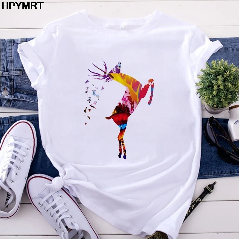 T Shirt Women 2020 New Summer Short Sleeve Elk Printed Fashion Lady Top Tshirt Ladies Womens Graphic Female Tee T-Shirt Clothing
T Shirt Women 2020 New Summer Short Sleeve Elk Printed Fashion Lady Top Tshirt Ladies Womens Graphic Female Tee T-Shirt Clothing