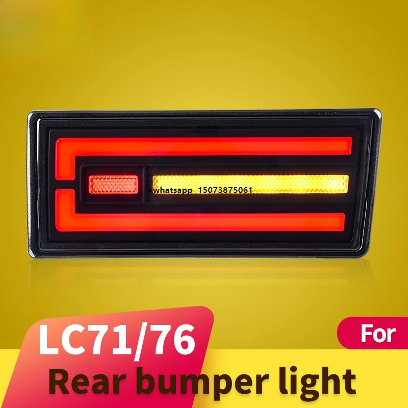 Rear Bumper Light for Land Cruiser LC71 LC76 1993-2023 LED Driving Light LED Brake Light LED Sequential Turn Signal
Rear Bumper Light for Land Cruiser LC71 LC76 1993-2023 LED Driving Light LED Brake Light LED Sequential Turn Signal