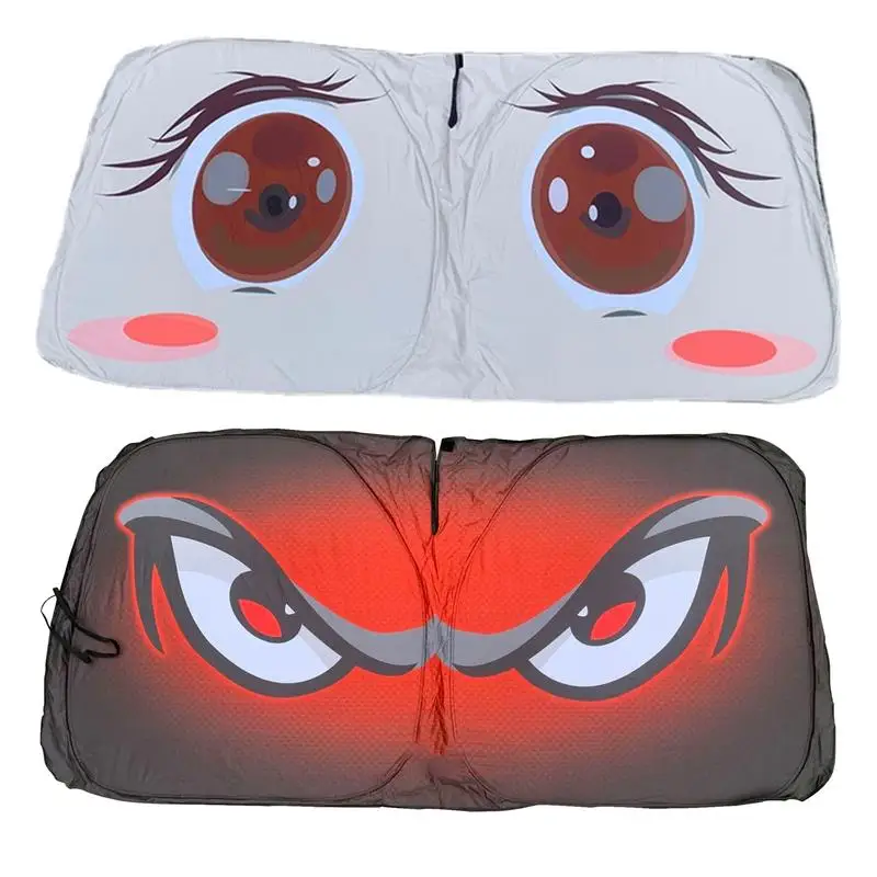 Colors Eyes Heated Windshield Sunshade Nylon Mesh Car Window Windscreen Cover Foldable Auto Sun Visor Solar Protection foe cars
Colors Eyes Heated Windshield Sunshade Nylon Mesh Car Window Windscreen Cover Foldable Auto Sun Visor Solar Protection foe cars