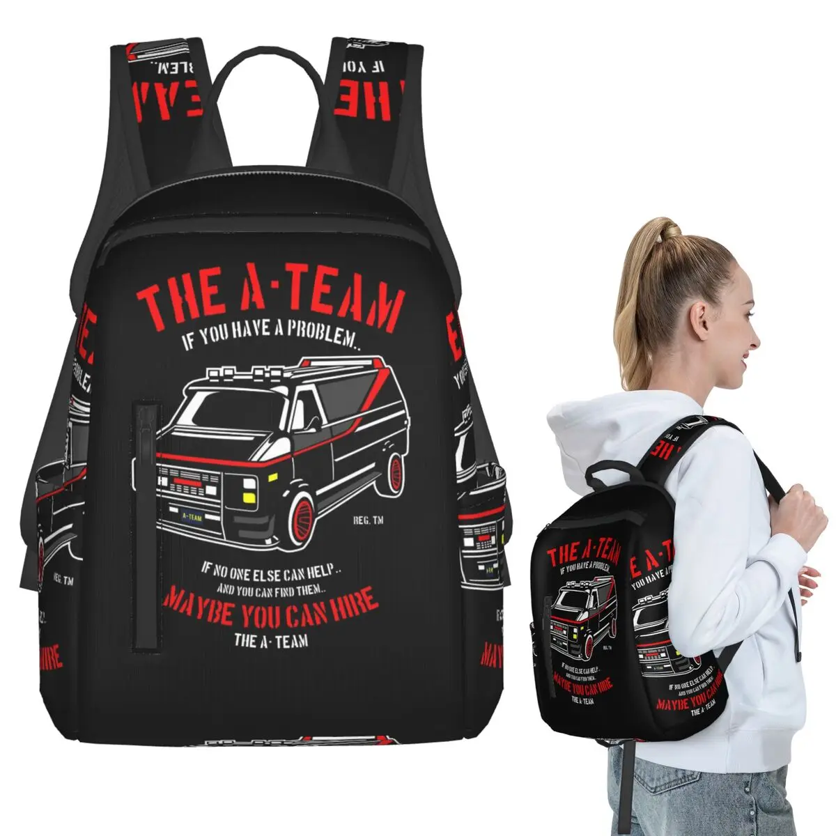 The A Team Backpack Student BookBag Children School Bag Computer Shoulder Bags Men Women
The A Team Backpack Student BookBag Children School Bag Computer Shoulder Bags Men Women