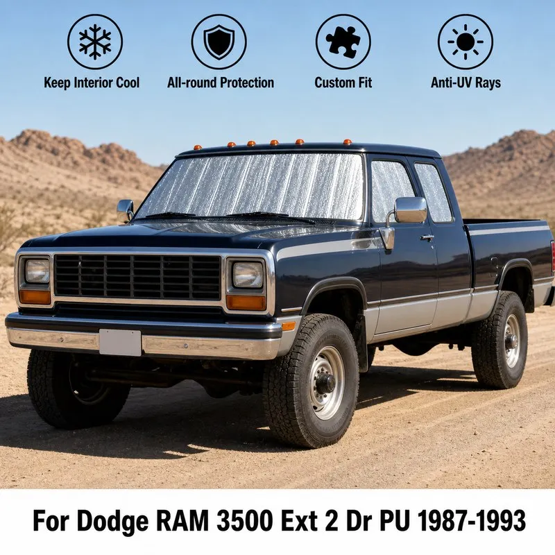 For Dodge RAM 3500 Ext 2 Dr PU 1987-1993 Full Set Car Window Sunshades UV Block Privacy Heat Insulated Foldable Car Curtain
For Dodge RAM 3500 Ext 2 Dr PU 1987-1993 Full Set Car Window Sunshades UV Block Privacy Heat Insulated Foldable Car Curtain