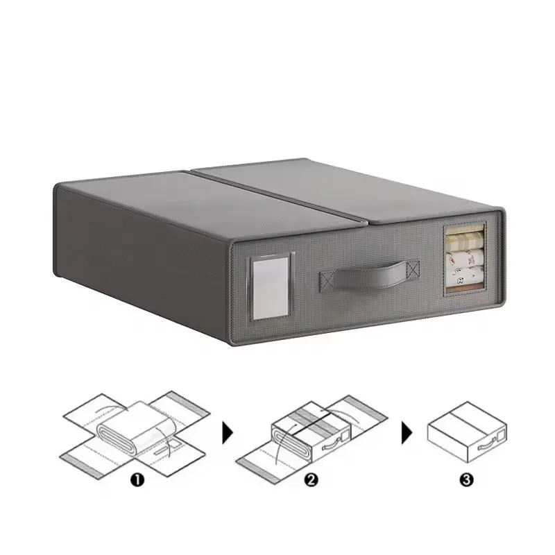 New Solid Color Simple Non-woven Fabric Bed Sheet Storage Box Fabric Bed Sheet Storage Wardrobe Bedroom Duvet Cover Storage Box
New Solid Color Simple Non-woven Fabric Bed Sheet Storage Box Fabric Bed Sheet Storage Wardrobe Bedroom Duvet Cover Storage Box