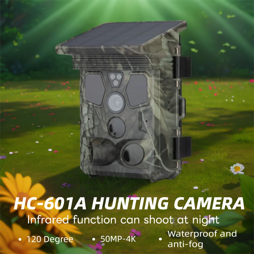 HC-601A-Li Охотничья камера инфракрасного ночного видения водонепроницаемая 120г. ° Широкоугольный 50MP-4K с длительным режимом ожидания и камерой слежения на солнечной энергии
HC-601A-Li Охотничья камера инфракрасного ночного видения водонепроницаемая 120г. ° Широкоугольный 50MP-4K с длительным режимом ожидания и камерой слежения на солнечной энергии