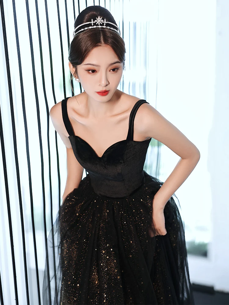 Elegant Long Black Strapless Evening Gown Women's Sensual Year-End Party Host Amazing Cocktail Dress for Ladies
Elegant Long Black Strapless Evening Gown Women's Sensual Year-End Party Host Amazing Cocktail Dress for Ladies