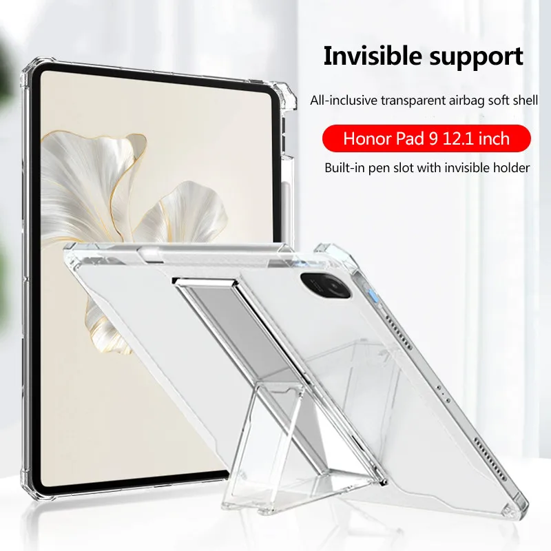 Transparent Case For Honor Pad 9 12.1 9Pro X8 Lite 10.1 V8 V7 Pro 11 Pad8 Airbag Full Protective Cover With Pen Slot
Transparent Case For Honor Pad 9 12.1 9Pro X8 Lite 10.1 V8 V7 Pro 11 Pad8 Airbag Full Protective Cover With Pen Slot