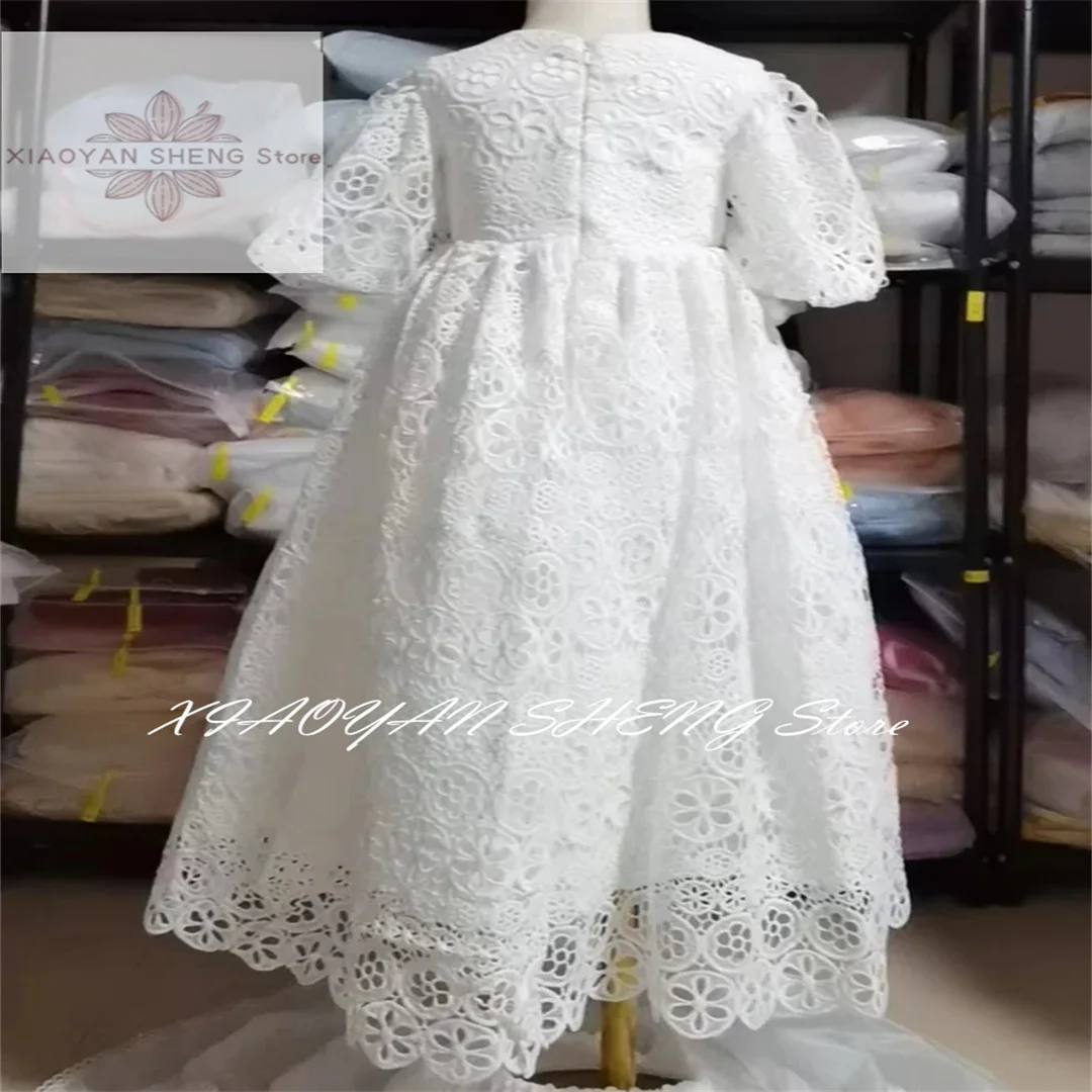 White Flower Girl Dresses Flory Pattern Short Sleeve For Wedding Birthday Party Holy Communion Banquet Princess Gowns
White Flower Girl Dresses Flory Pattern Short Sleeve For Wedding Birthday Party Holy Communion Banquet Princess Gowns