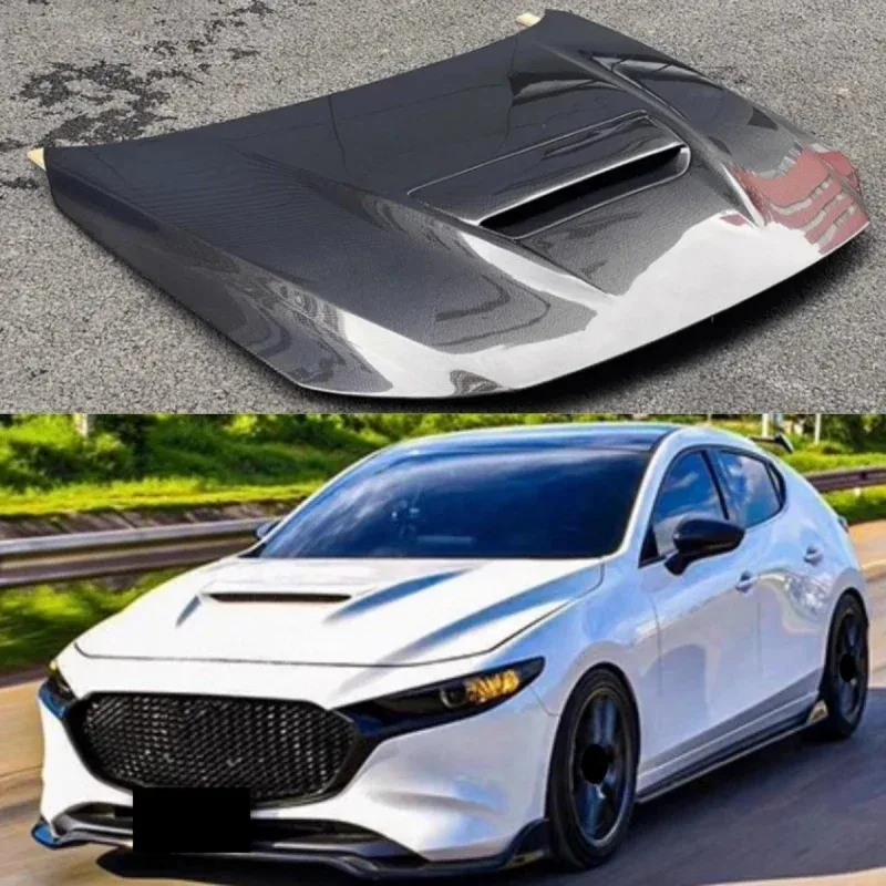Resin Bonnet Carbon Fiber Engine Cover for 3 Axela 1.5L 2.0L 20-21 Modified Light Weight MPS Style Engine Hood
Resin Bonnet Carbon Fiber Engine Cover for 3 Axela 1.5L 2.0L 20-21 Modified Light Weight MPS Style Engine Hood