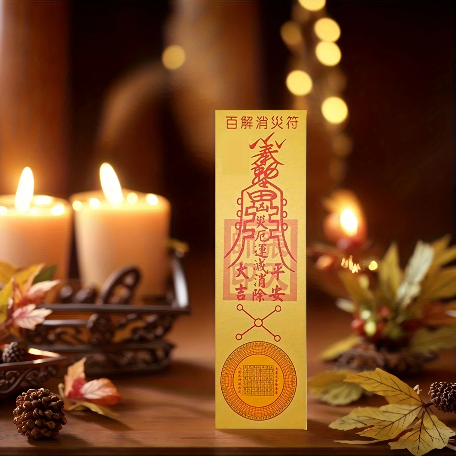 10pcs Chinese Traditional Feng Shi Ba Zi Paper Talismans - Drive Out Evil Spirits & Ward Off Bad Energy Amulets, Protective Budd
10pcs Chinese Traditional Feng Shi Ba Zi Paper Talismans - Drive Out Evil Spirits & Ward Off Bad Energy Amulets, Protective Budd