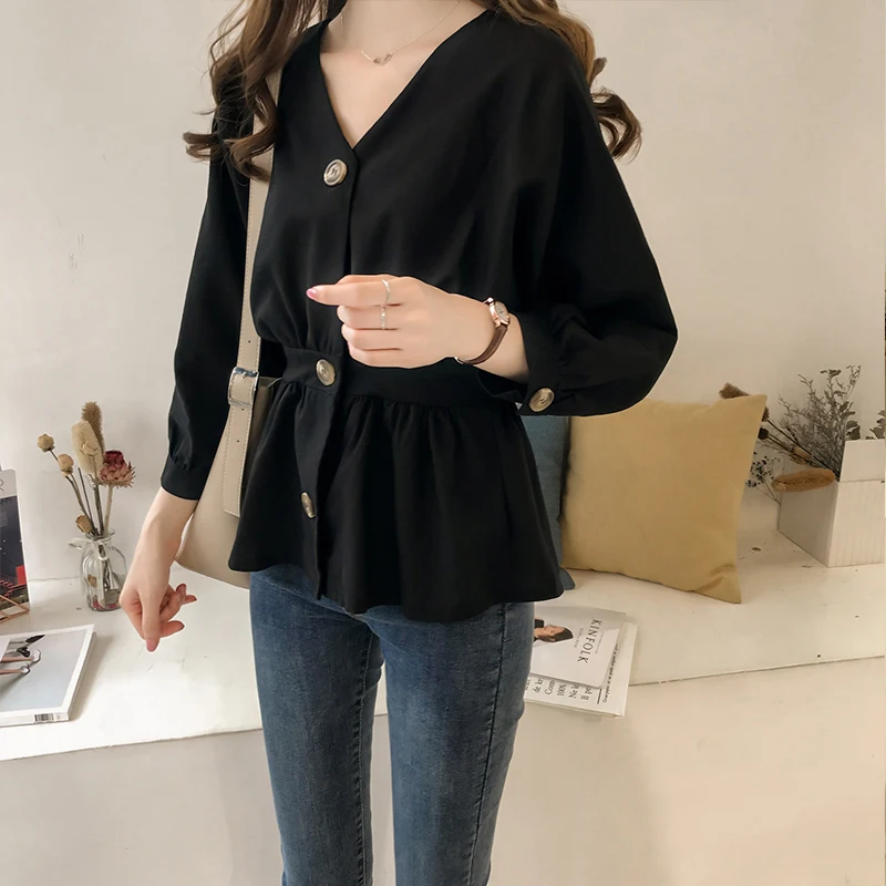 Slimming Effect plus Size Women's Long Sleeve T-Shirt Loose V-Neck Base Shirt Waist-Cinching Top for Plump Women
Slimming Effect plus Size Women's Long Sleeve T-Shirt Loose V-Neck Base Shirt Waist-Cinching Top for Plump Women