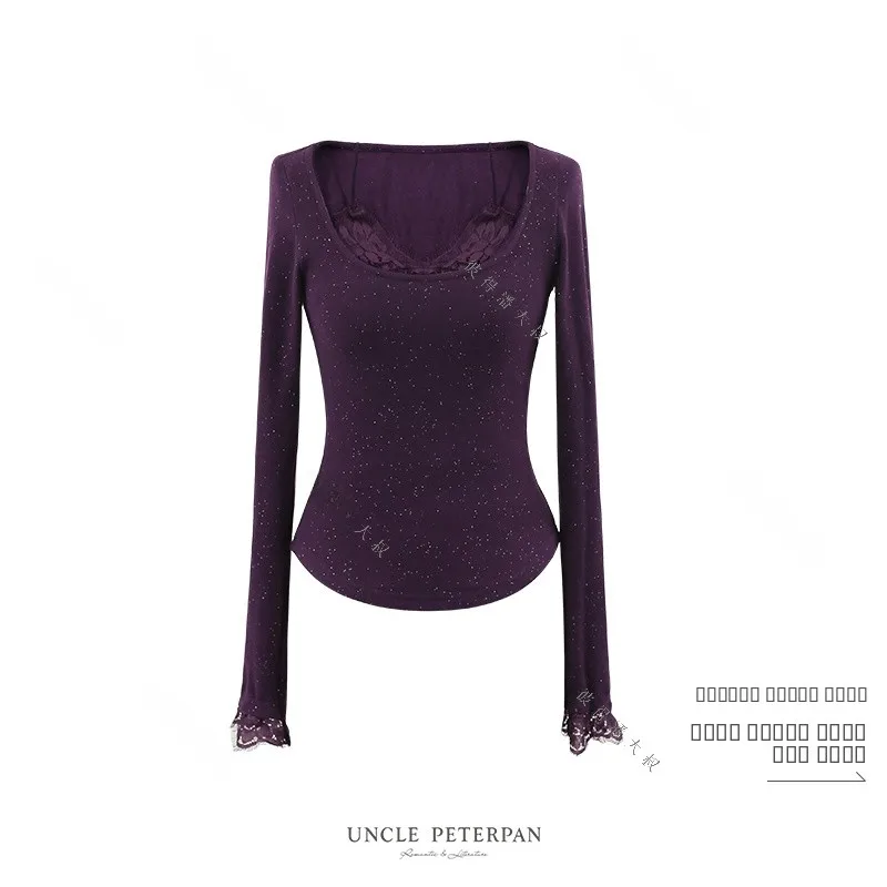 Ele Comfortable Soft Fake Two-Piece Slim Fit Top Auntie Pan T-irt French Sle Polyester Blend Regular Sve Ladies
Ele Comfortable Soft Fake Two-Piece Slim Fit Top Auntie Pan T-irt French Sle Polyester Blend Regular Sve Ladies