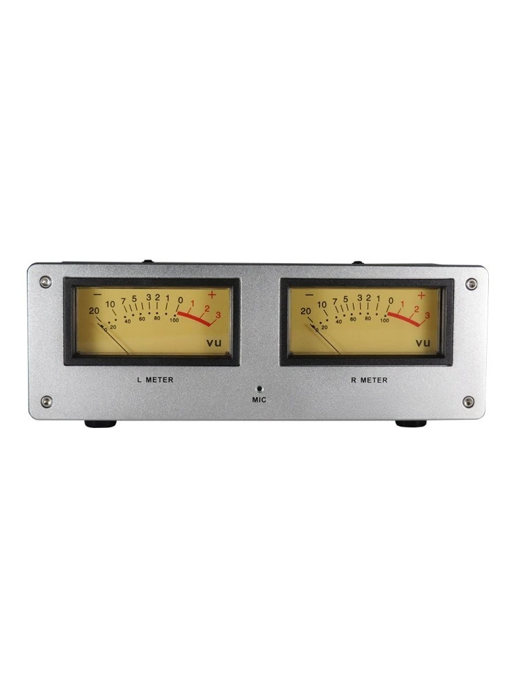 MIC-73 voice-activated square meter head level meter finished machine aluminum alloy panel LED warm backlight free wiring
MIC-73 voice-activated square meter head level meter finished machine aluminum alloy panel LED warm backlight free wiring