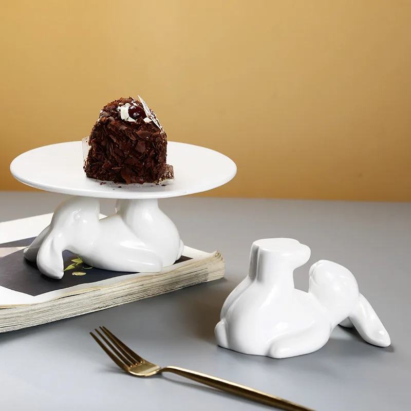 Luxury Rabbit Ceramic Tray, Afternoon Tea Dim Sum Cake Rack Dessert Plates, Household Snack Fruit Plate, Home Decor Accessories
Luxury Rabbit Ceramic Tray, Afternoon Tea Dim Sum Cake Rack Dessert Plates, Household Snack Fruit Plate, Home Decor Accessories