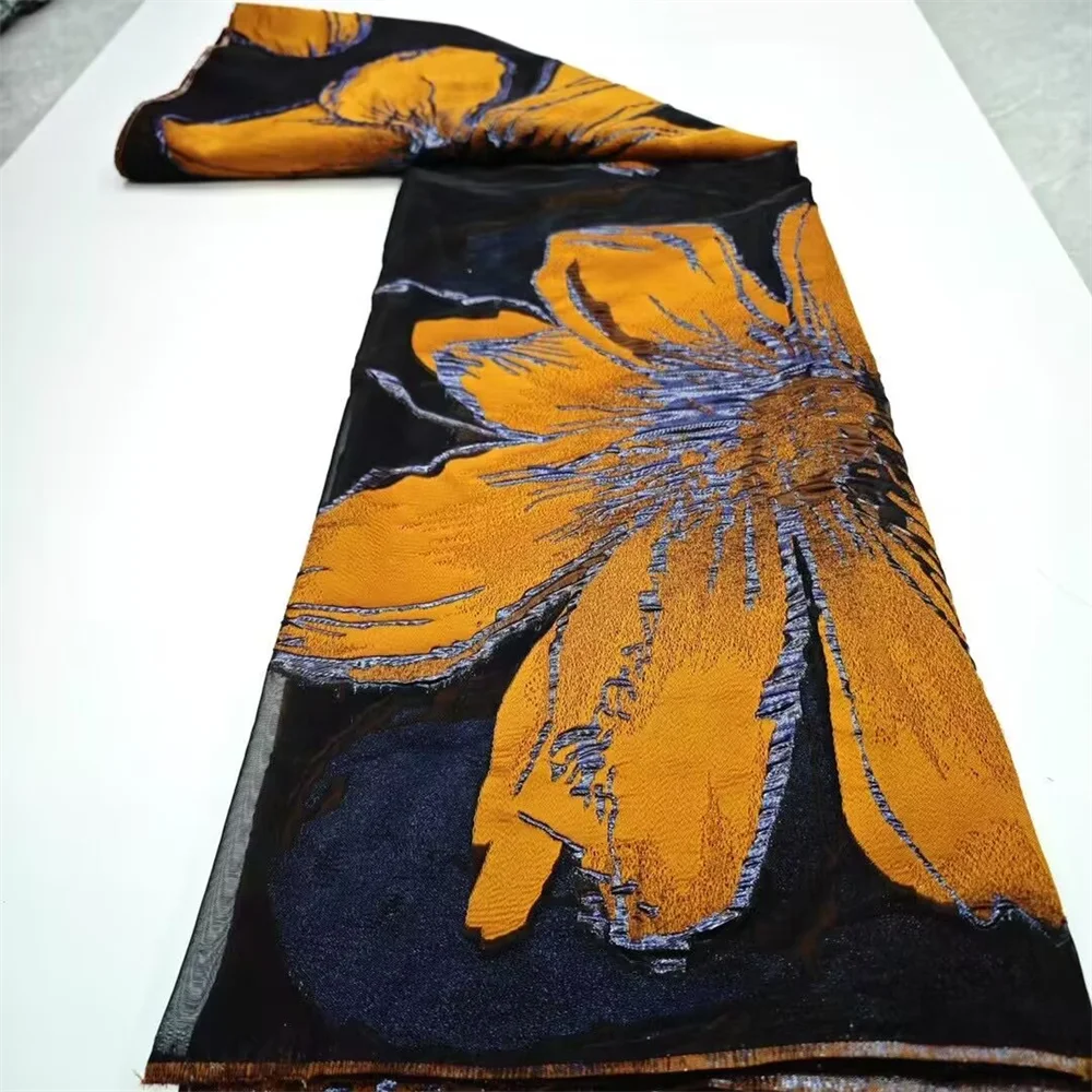 Африканская парча, жаккардовая роскошная ткань, французская цветочная сетка из органзы, нигерийский тюль, сетка, кружевной материал, ткань Brocard, 5 ярдов, DJO56
Африканская парча, жаккардовая роскошная ткань, французская цветочная сетка из органзы, нигерийский тюль, сетка, кружевной материал, ткань Brocard, 5 ярдов, DJO56