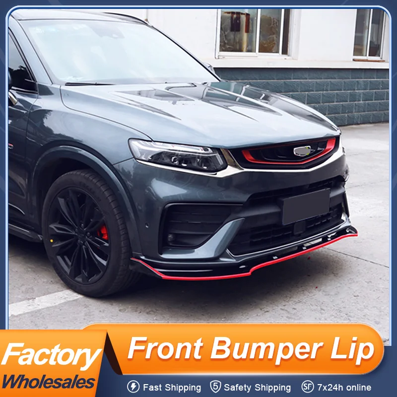For Geely Xingyue Tugella FY11 2019 20 21 22 Front Bumper Lip Chin Splitter PP Plastic 3Pcs/Set Exterior Protection Accessories
For Geely Xingyue Tugella FY11 2019 20 21 22 Front Bumper Lip Chin Splitter PP Plastic 3Pcs/Set Exterior Protection Accessories