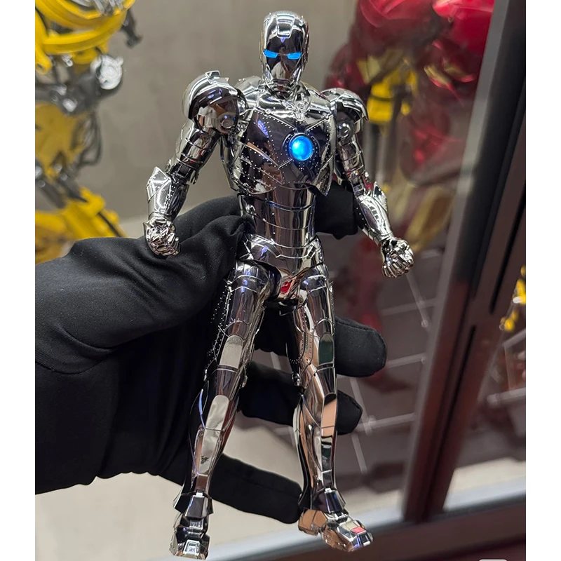 Коллекционная фигурка Threezero Iron Man DLX MK2 MK4 MK6 MK21 MK22 MK42 MK43 MK85 Chrome Edition, 17,5 см/6,89 дюйма, подарок
Коллекционная фигурка Threezero Iron Man DLX MK2 MK4 MK6 MK21 MK22 MK42 MK43 MK85 Chrome Edition, 17,5 см/6,89 дюйма, подарок