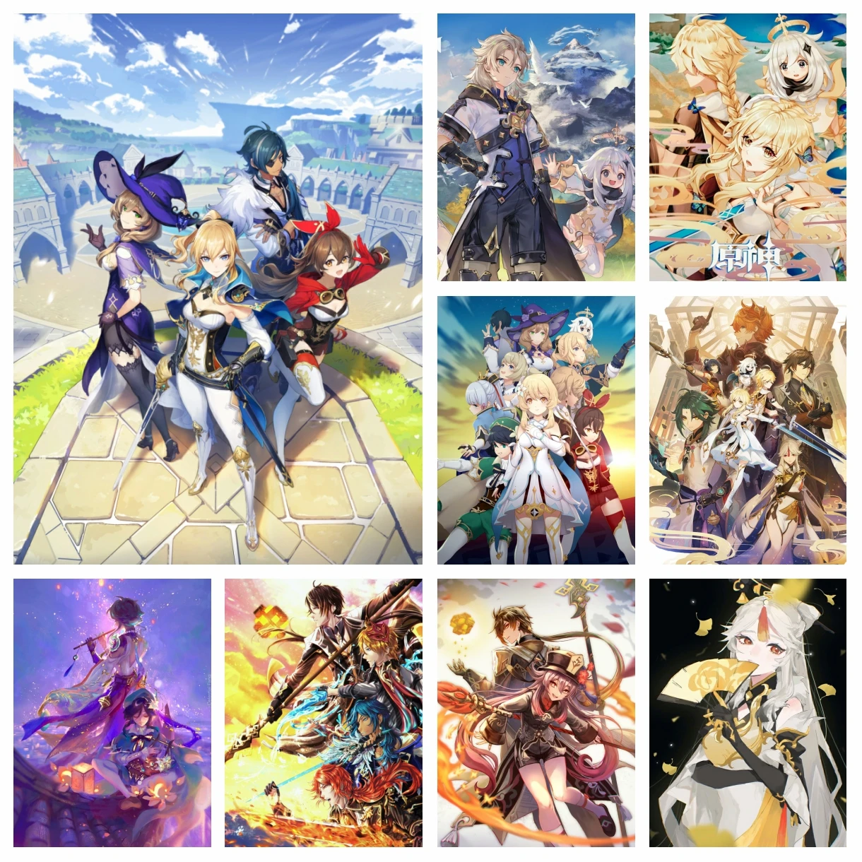 Anime Genshin Impact Diamond Art Painting Kits Classic Japanese Cartoon Cross Stitch Embroidery Picture Mosaic Craft Home Decor
Anime Genshin Impact Diamond Art Painting Kits Classic Japanese Cartoon Cross Stitch Embroidery Picture Mosaic Craft Home Decor
