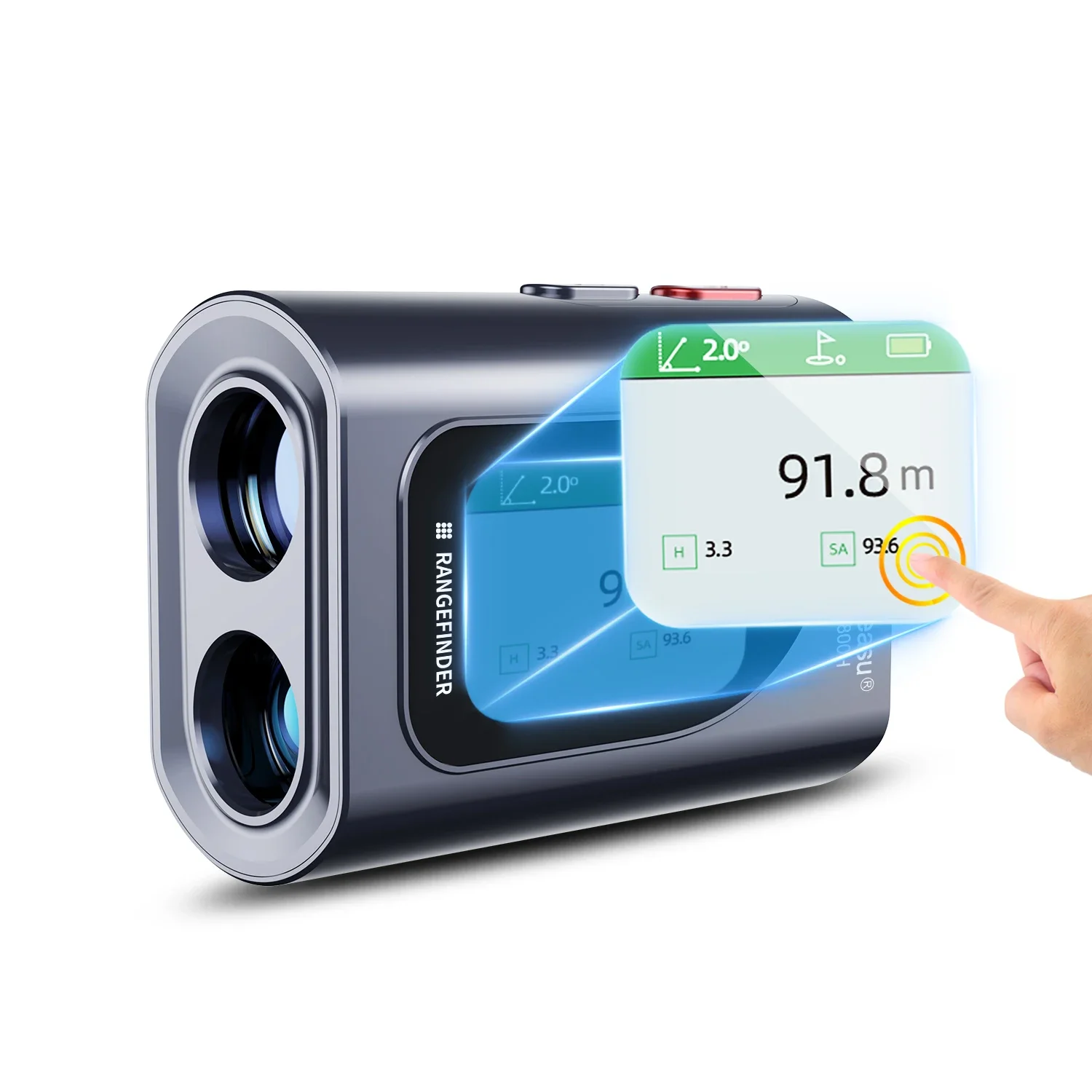 800m Gray Golf Rangefinder Outdoor Sports Laser Meter Rangefinder Laser Screen Golf LCD Display
800m Gray Golf Rangefinder Outdoor Sports Laser Meter Rangefinder Laser Screen Golf LCD Display