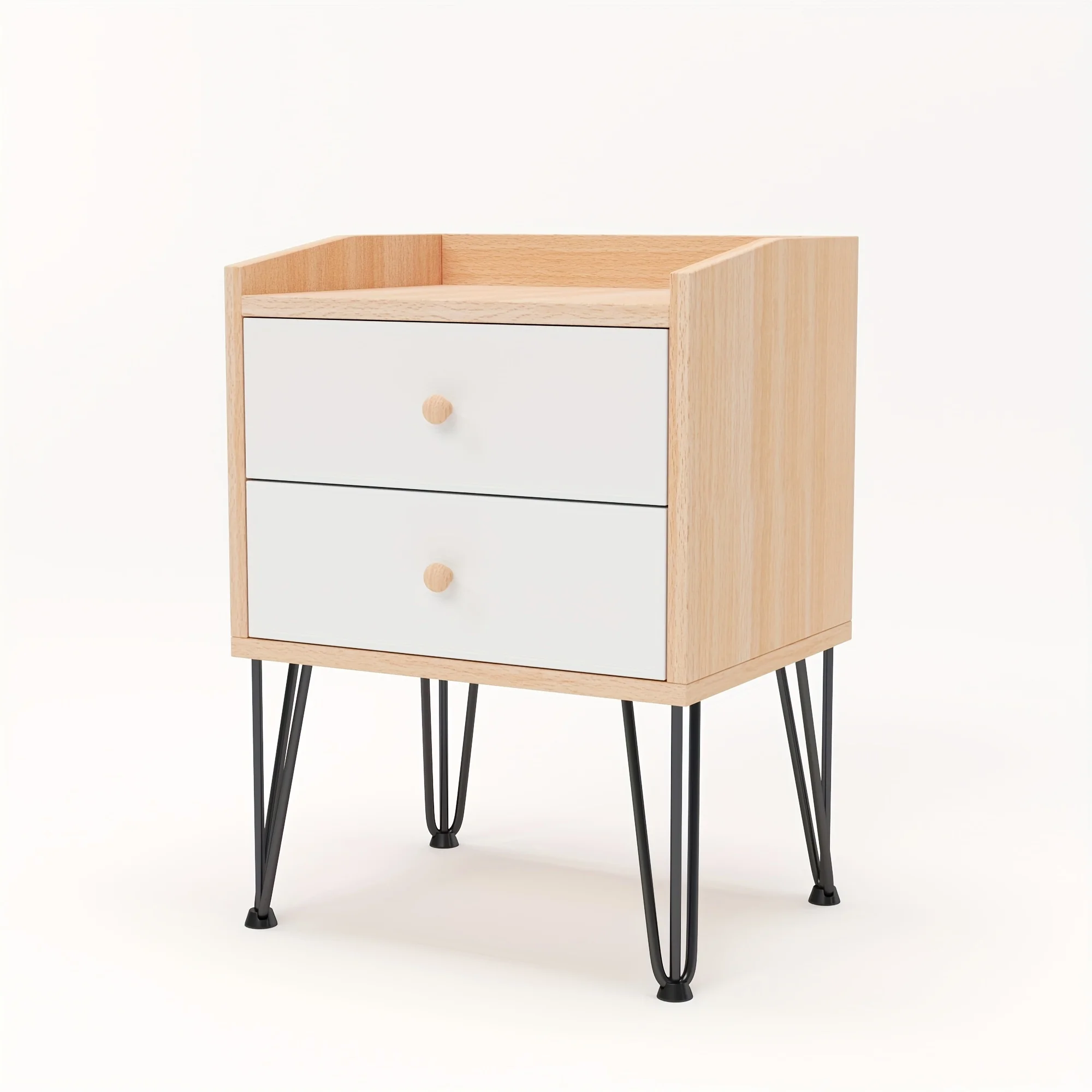 Compact Nightstand With 2 Storage Drawers - Wooden Top, Fabric Cabinet, Mini Dresser For Bedroom - Space-Saving, Sturdy, And Stylish End Table For Small Spaces, White
Compact Nightstand With 2 Storage Drawers - Wooden Top, Fabric Cabinet, Mini Dresser For Bedroom - Space-Saving, Sturdy, And Stylish End Table For Small Spaces, White