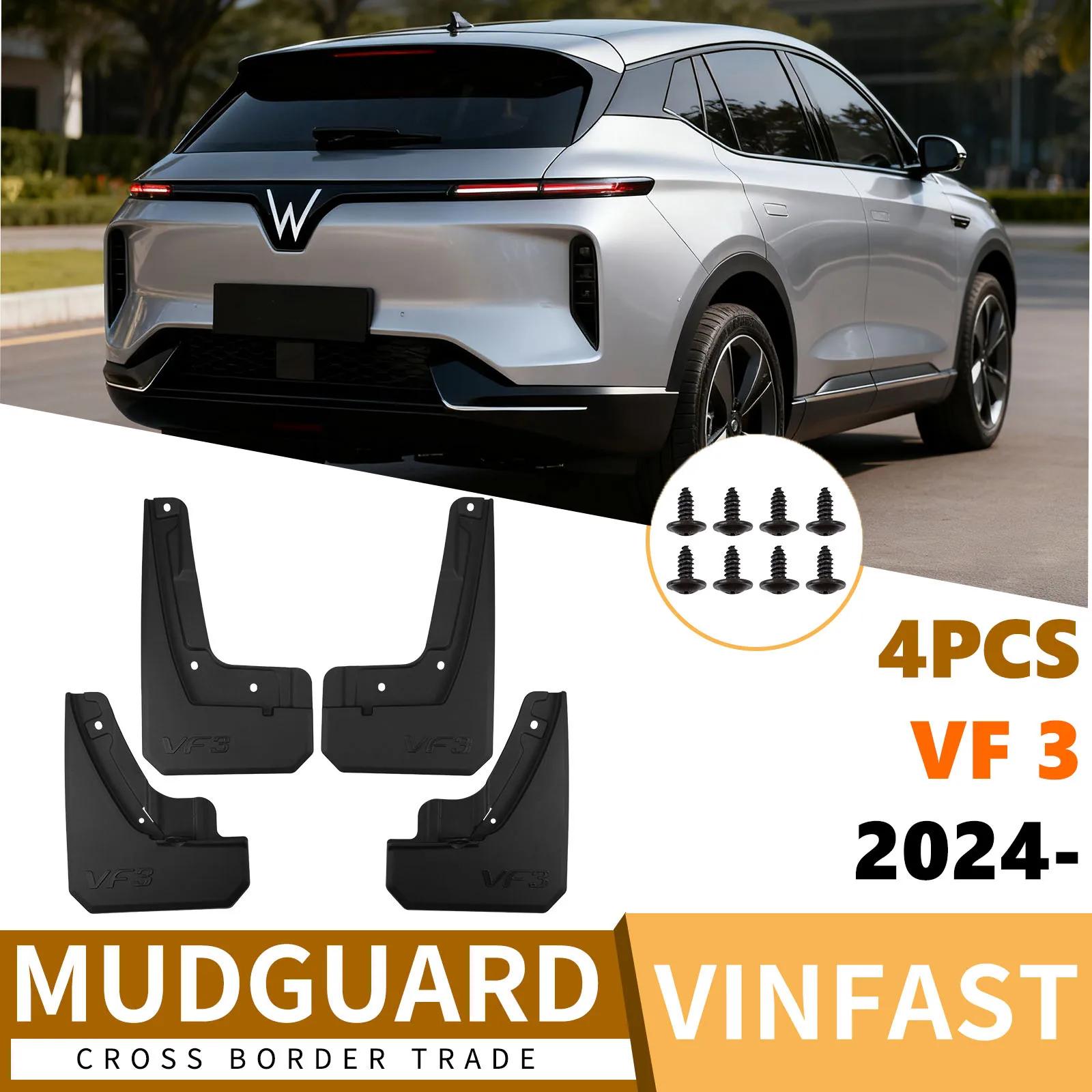 For VinFast VF 3 2024-2025 car tire fender fender skin modification mud flaps universal fender garnish
For VinFast VF 3 2024-2025 car tire fender fender skin modification mud flaps universal fender garnish