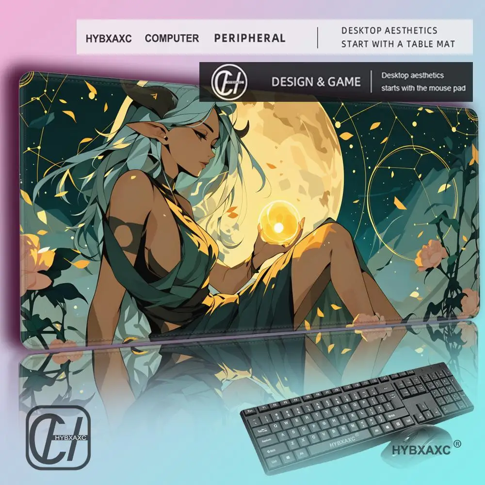 HYBXAXC Taurus zodiac desk mat grounded elegance floral magic anime style design zodiac mousepad
HYBXAXC Taurus zodiac desk mat grounded elegance floral magic anime style design zodiac mousepad