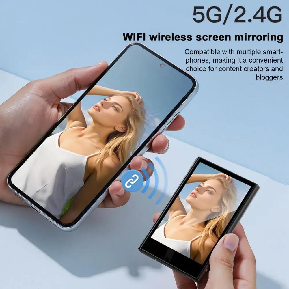Hands-free Recording Screen Projector Universal Magnetic Mount Vlog Selfie Monitor Screen with Stable Wireless for Vlogging
Hands-free Recording Screen Projector Universal Magnetic Mount Vlog Selfie Monitor Screen with Stable Wireless for Vlogging