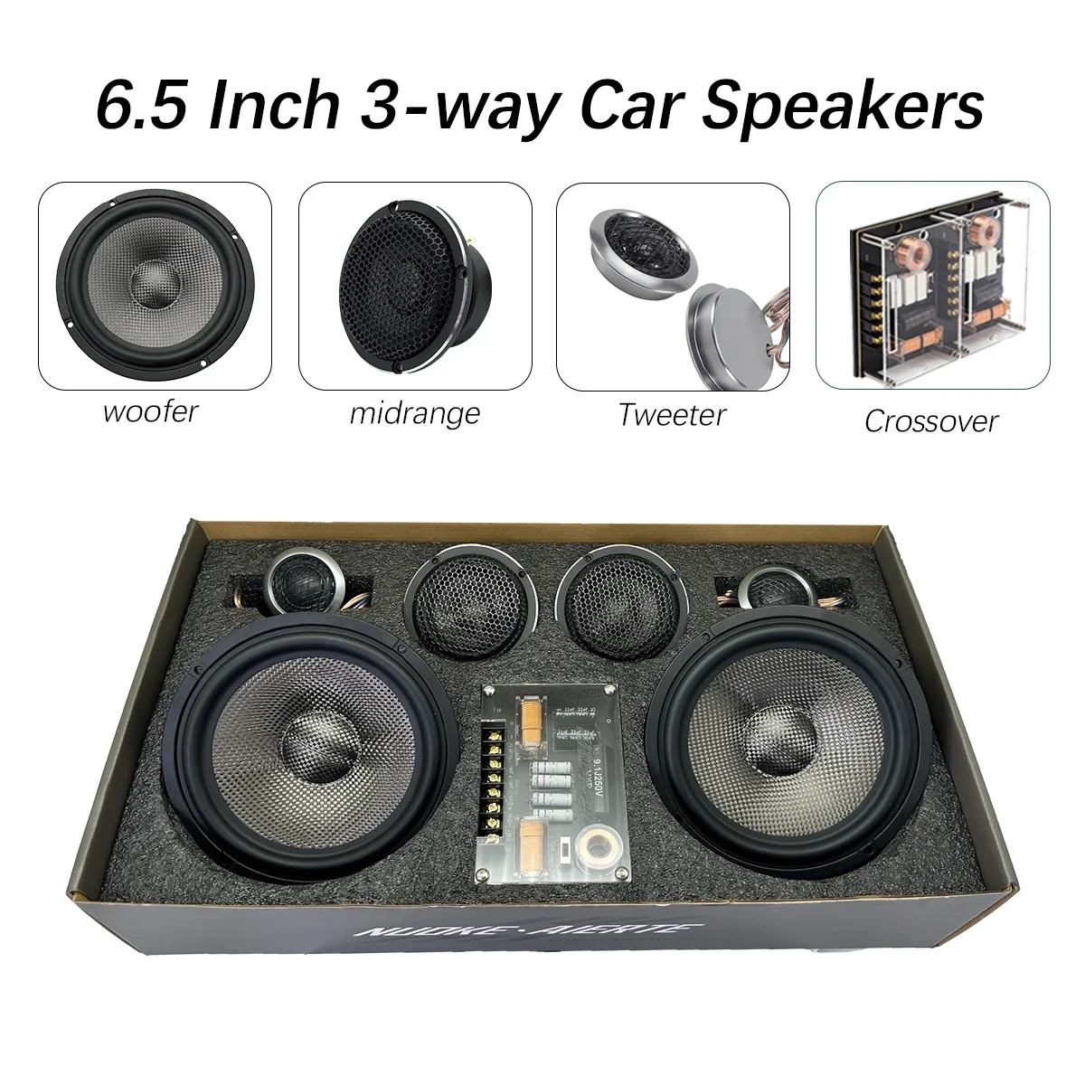 2025 3 Way Component Car Speaker Good Sound Quality 6.5 Inch Coaxial Car Speaker Set Car Speakers Audio System Sound
2025 3 Way Component Car Speaker Good Sound Quality 6.5 Inch Coaxial Car Speaker Set Car Speakers Audio System Sound