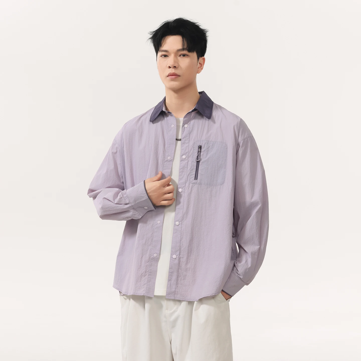 Man Streetwear Oversize Long Sleeve Quick Dry Casual Cargo Shirts Cardigan Coat Men Outdoor Hiking Lightweight Sunscreen Shirts
Man Streetwear Oversize Long Sleeve Quick Dry Casual Cargo Shirts Cardigan Coat Men Outdoor Hiking Lightweight Sunscreen Shirts