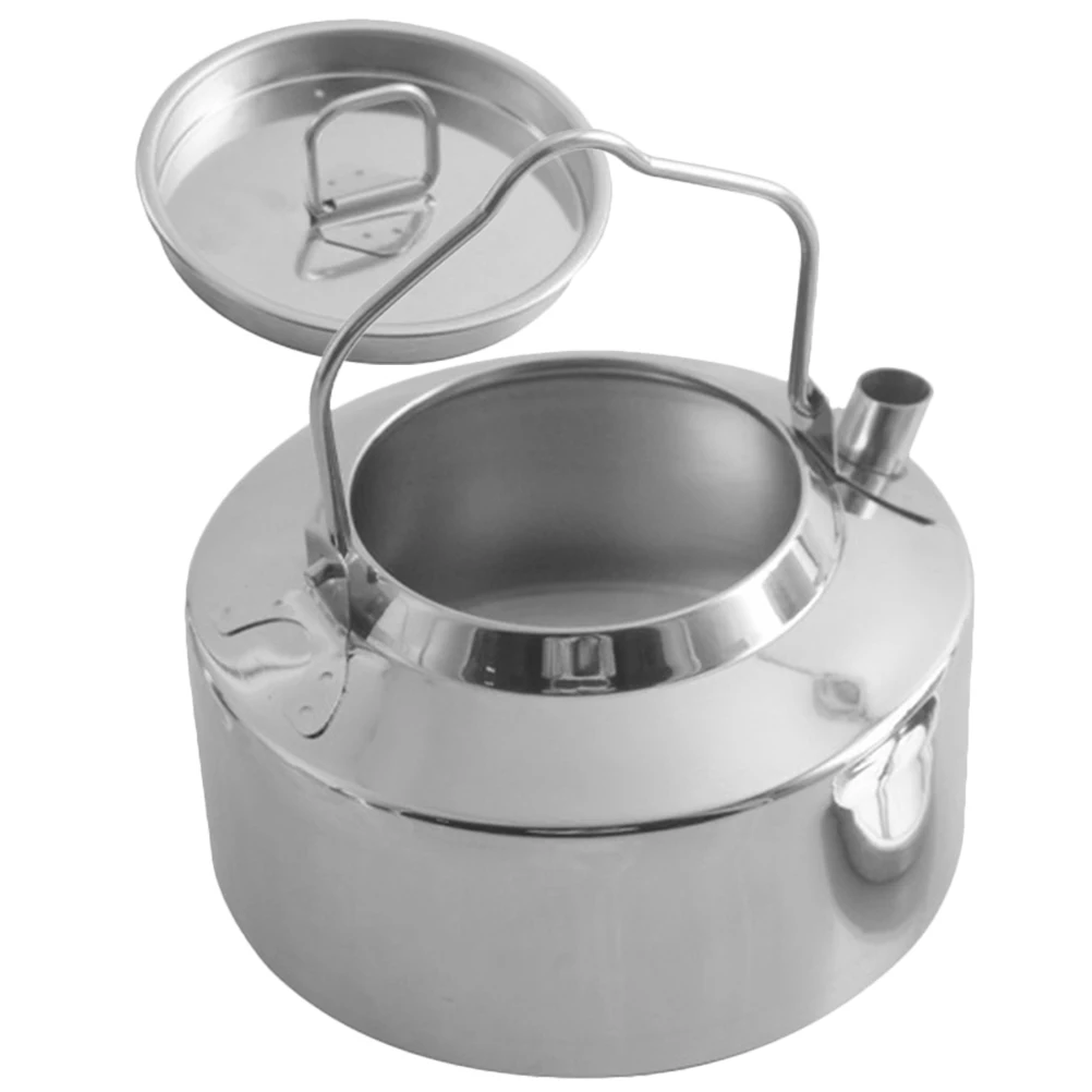 Stainless Steel Kettle Small Hot Pot Electric Rust free Camping Outdoor Portable Tea Pot Whistling boil water soup noodles 
Stainless Steel Kettle Small Hot Pot Electric Rust free Camping Outdoor Portable Tea Pot Whistling boil water soup noodles