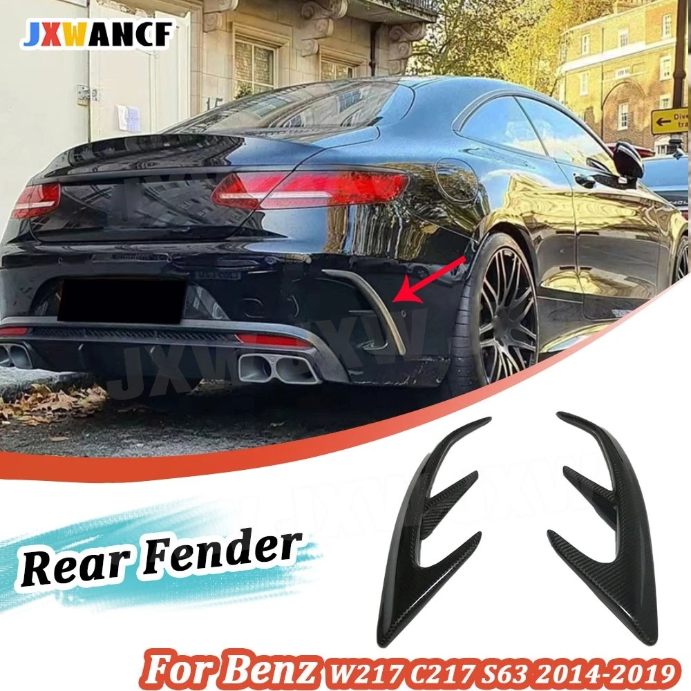 JXWANCF Carbon Fiber Rear Bumper Fins Splitters Trims for Benz W217 C217 S63 S65 AMG Coupe 2014-2019 FRP Rear Bumper Fender Fin
JXWANCF Carbon Fiber Rear Bumper Fins Splitters Trims for Benz W217 C217 S63 S65 AMG Coupe 2014-2019 FRP Rear Bumper Fender Fin