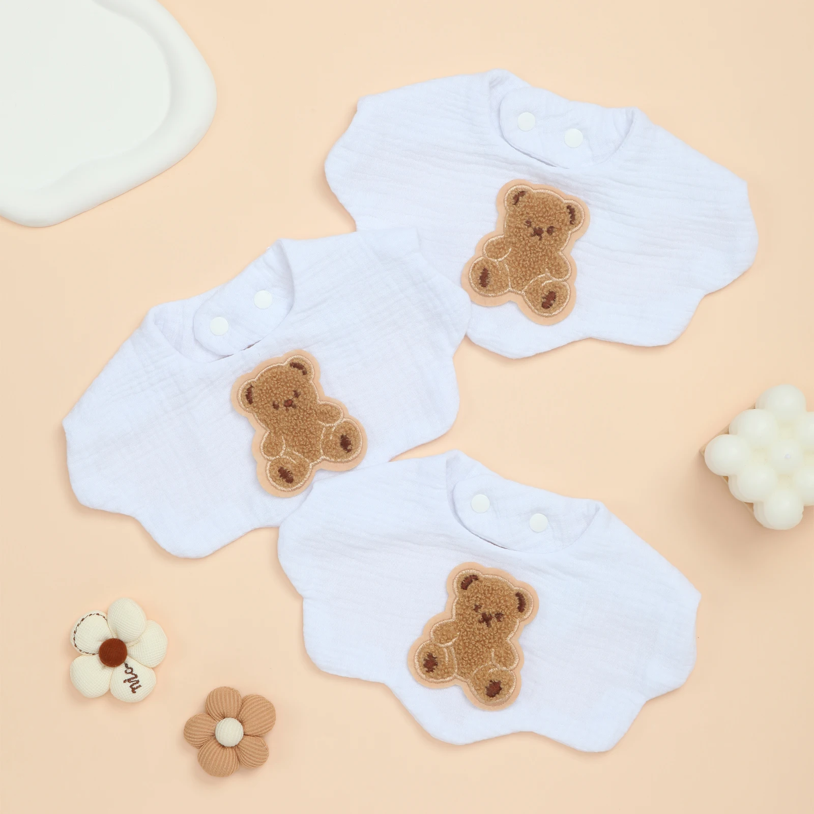 Комплект из 3 мягких хлопковых детских нагрудников, супервпитывающий нагрудник унисекс для новорожденных, прорезывания зубов, кормления, регулируемая застежка
Комплект из 3 мягких хлопковых детских нагрудников, супервпитывающий нагрудник унисекс для новорожденных, прорезывания зубов, кормления, регулируемая застежка