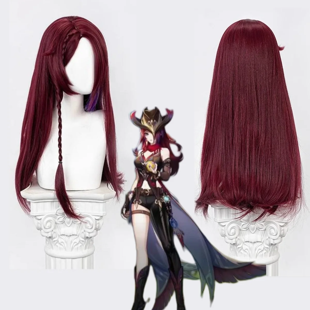 Игра Genshin Impact Chasca, парик для косплея, длинные красные волосы, косы, волосы для вечеринки на Хэллоуин для женщин и девочек, реквизит для ролевых игр для девочек
Игра Genshin Impact Chasca, парик для косплея, длинные красные волосы, косы, волосы для вечеринки на Хэллоуин для женщин и девочек, реквизит для ролевых игр для девочек