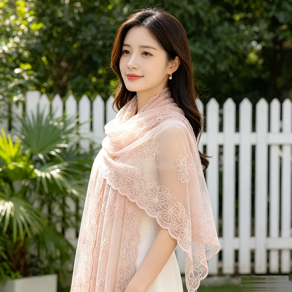 Fashion Embroidery Organza Long Scarf Muslim Women Hijab Shawl Wrap Sun Protection Turban Headscarf Bandana Bufanda Head Shawls
Fashion Embroidery Organza Long Scarf Muslim Women Hijab Shawl Wrap Sun Protection Turban Headscarf Bandana Bufanda Head Shawls