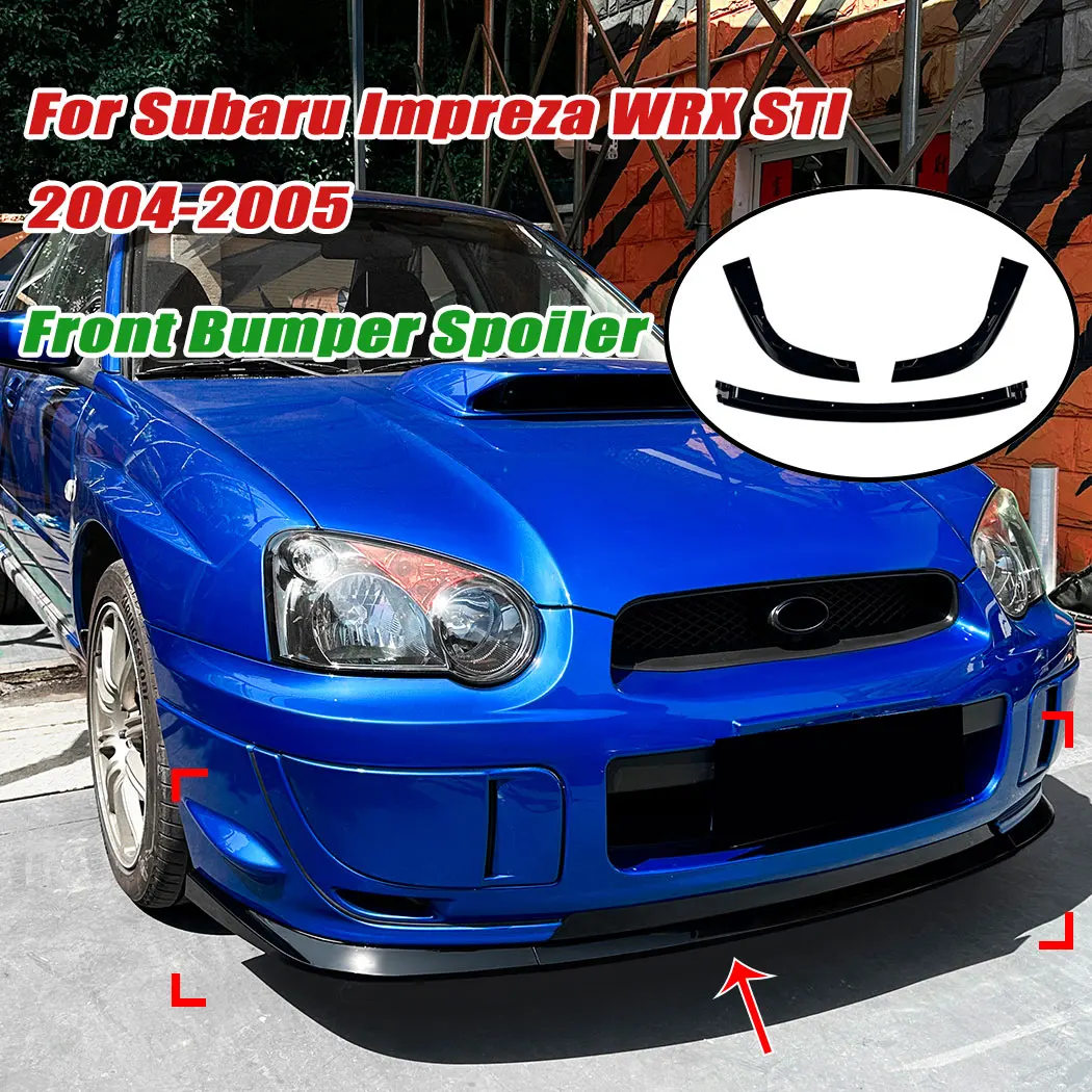 2004-2005 для Subaru Impreza WRX STI, передний бампер автомобиля, передний нижний спойлер, сплиттер, внешняя защита, модифицированная крышка, аксессуары
2004-2005 для Subaru Impreza WRX STI, передний бампер автомобиля, передний нижний спойлер, сплиттер, внешняя защита, модифицированная крышка, аксессуары